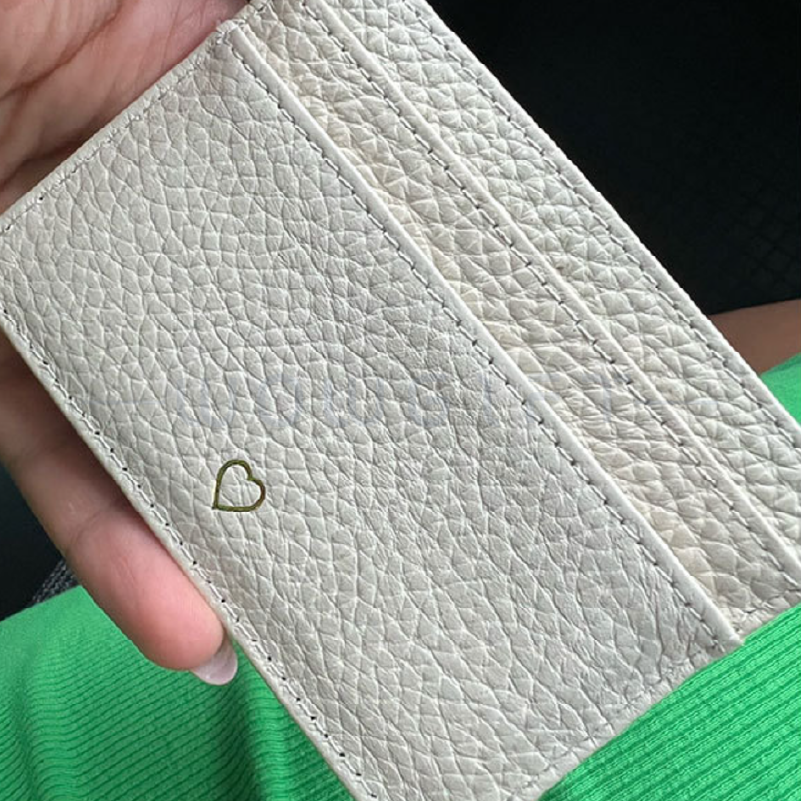 真皮薄型名片卡夾客製．頭層牛皮