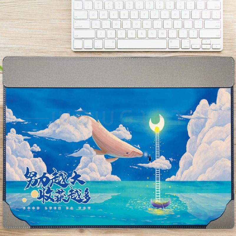 客製桌上型月曆．PU皮革桌曆