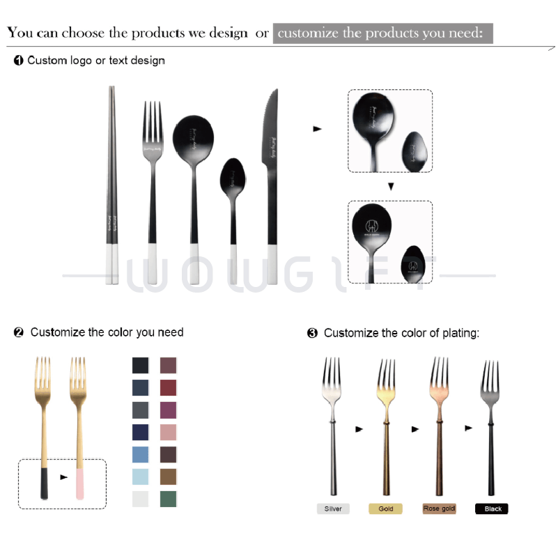 客製不鏽鋼餐具組．北歐風刀叉匙套裝