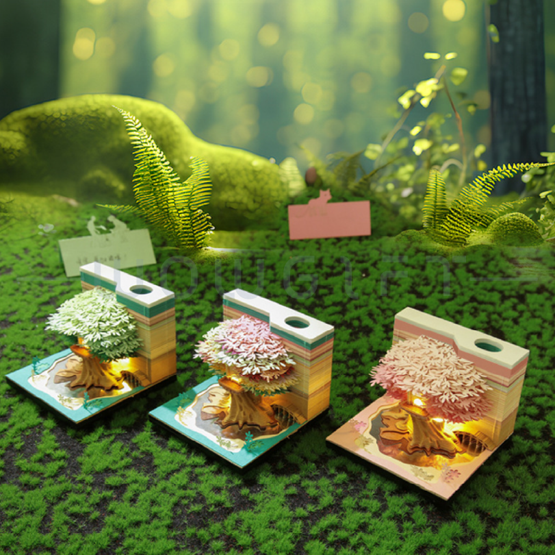 3D立體便條紙客製．創意便條紙雕刻