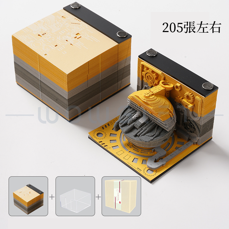 3D立體便條紙客製．創意便條紙雕刻