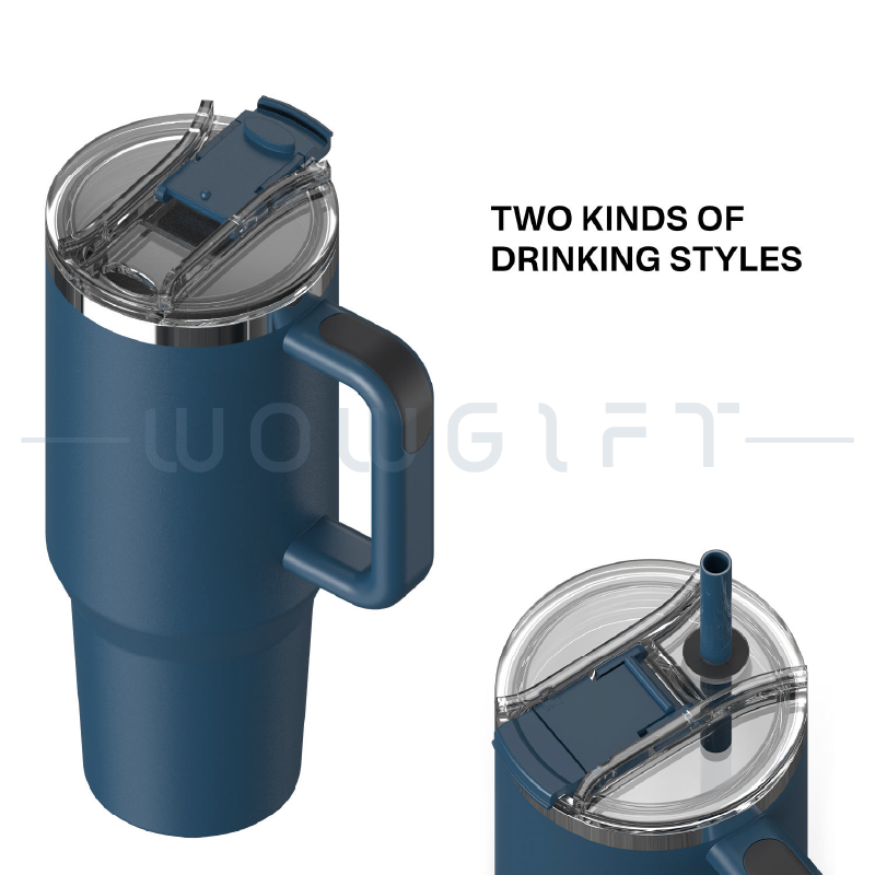 客製不鏽鋼吸管保溫杯．40oz雙層真空隨行杯