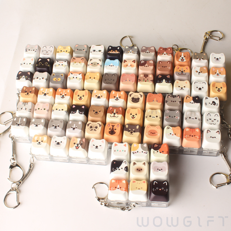 客製發光鍵帽鑰匙圈．Keycap 吊飾