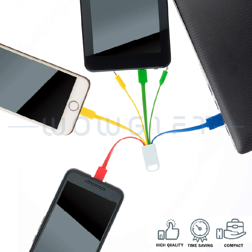 USB六合一多功能充電線客製