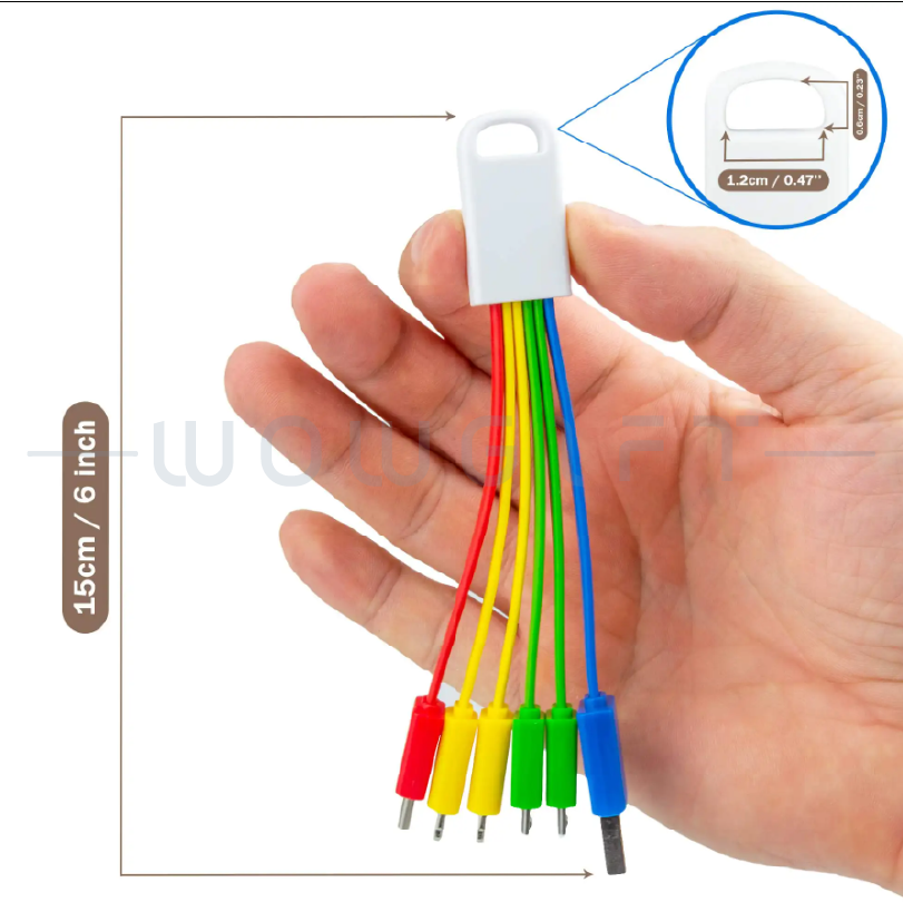 USB六合一多功能充電線客製