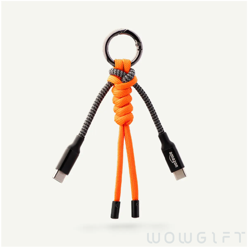 客製多功能充電鑰匙圈．Type-C快充線鑰匙圈