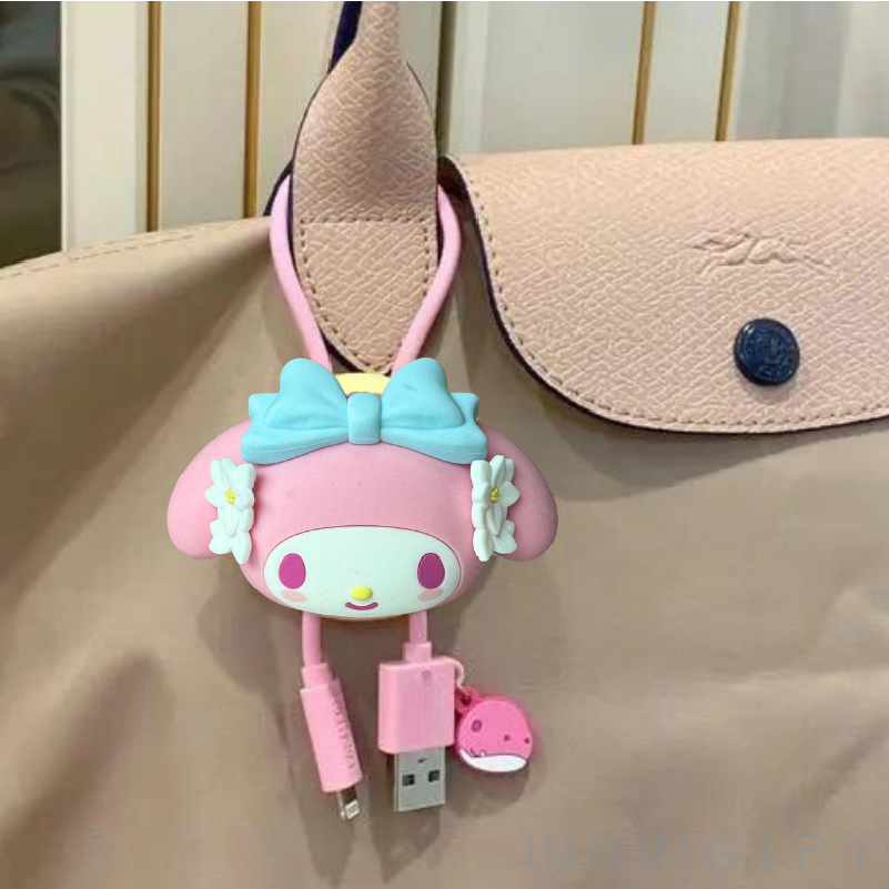 客製公仔充電線．造型充電線收納盒