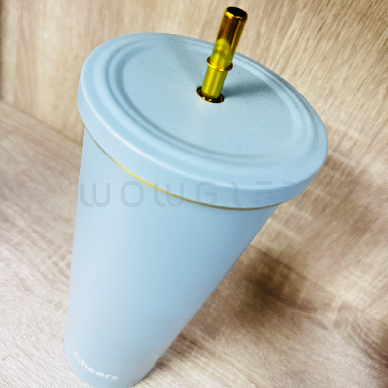 客製不鏽鋼吸管杯．大容量保溫隨行杯