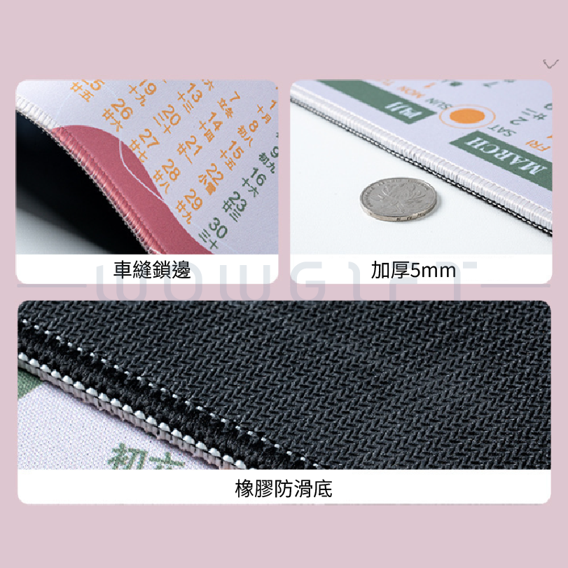 客製RGB發光滑鼠墊．無線充電桌墊