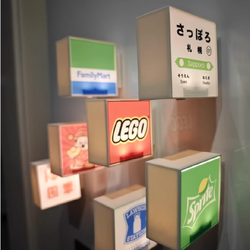 迷你側吸燈牌．客製化微縮燈箱