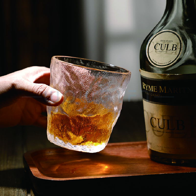 鑽石紋威士忌杯．玻璃烈酒杯．高質感酒吧禮贈品