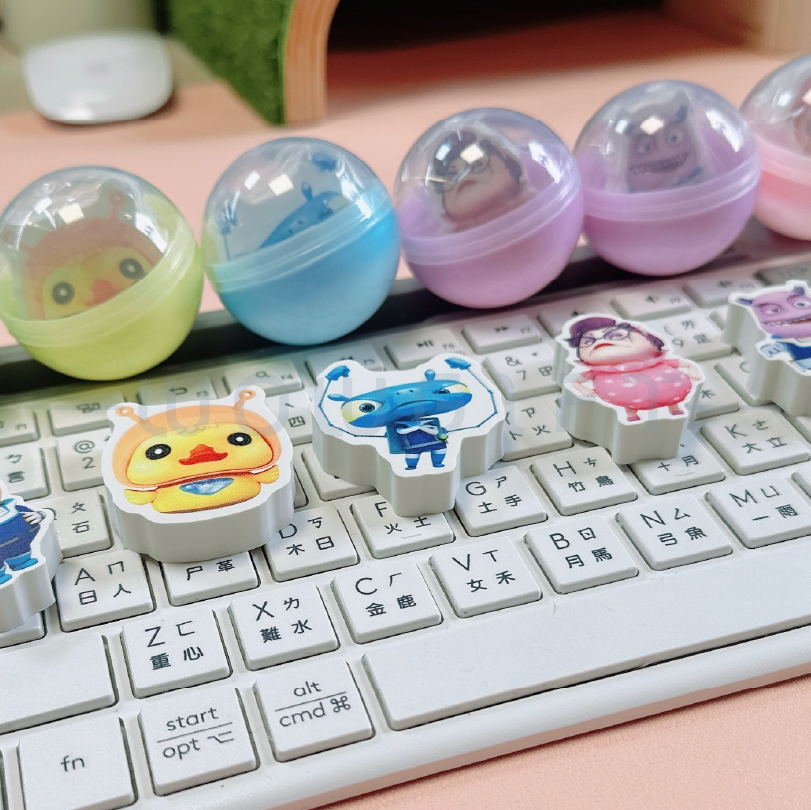 造型橡皮擦扭蛋客製．卡通橡皮擦．活動贈品