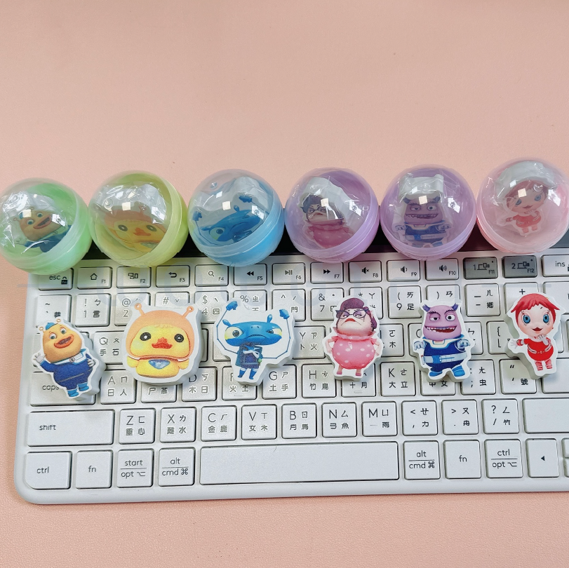 造型橡皮擦扭蛋客製．卡通橡皮擦．活動贈品