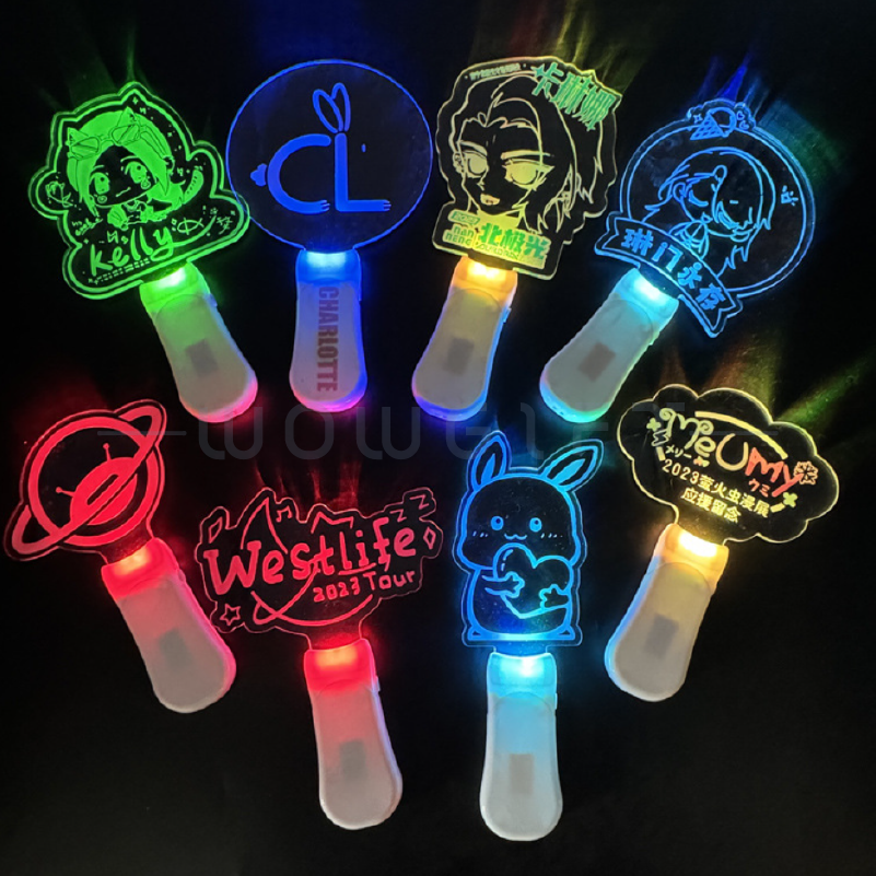 客製化壓克力 LED 發光手燈．LED螢光棒