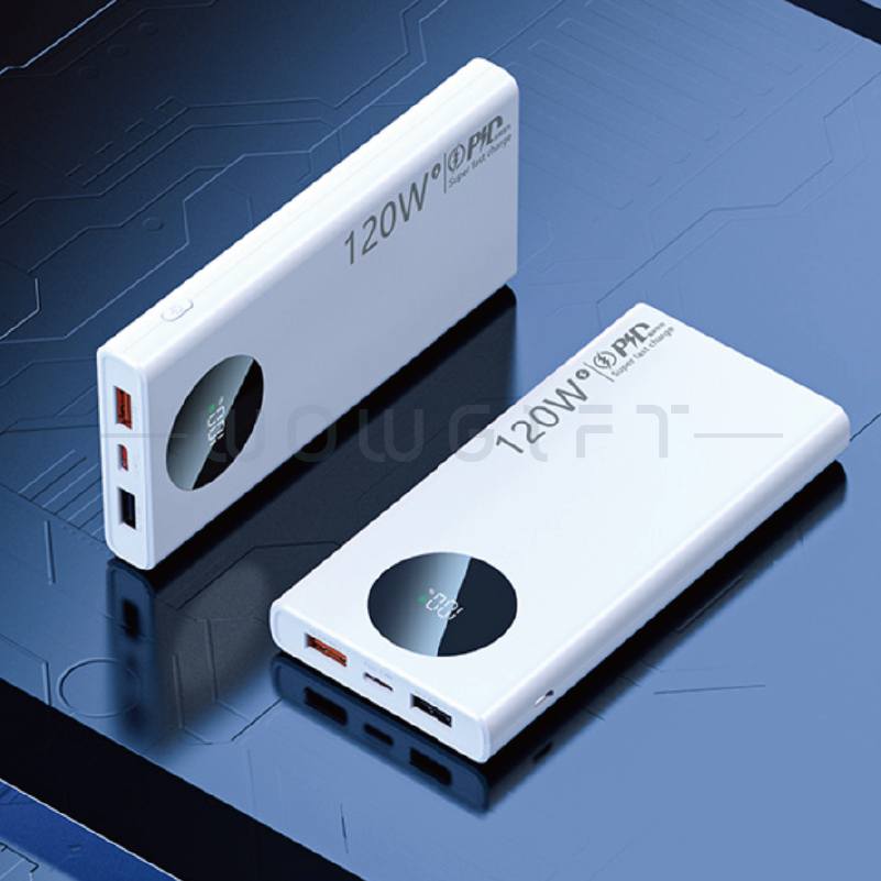 客製快充行動電源．數位顯示行動充