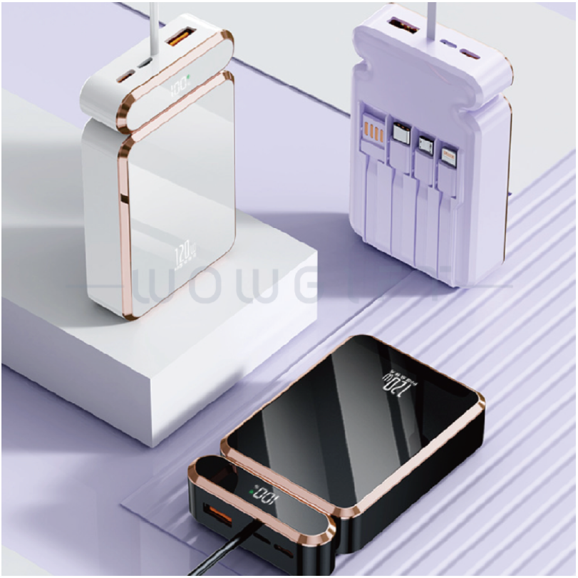 香水造型行動電源，大容量多線合一行動電源客製
