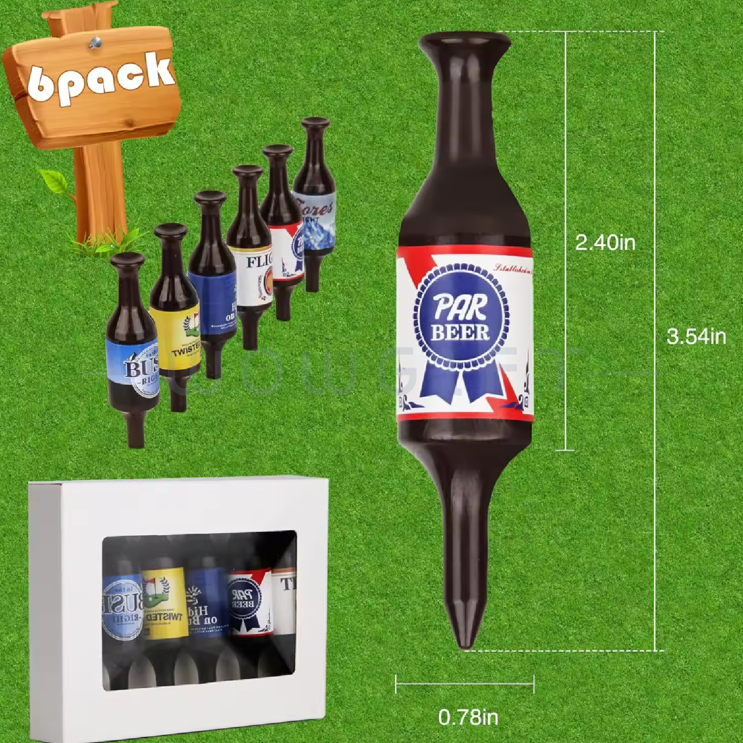 高爾夫球 底座客製．塑料高球 Tee 座．品牌活動禮贈