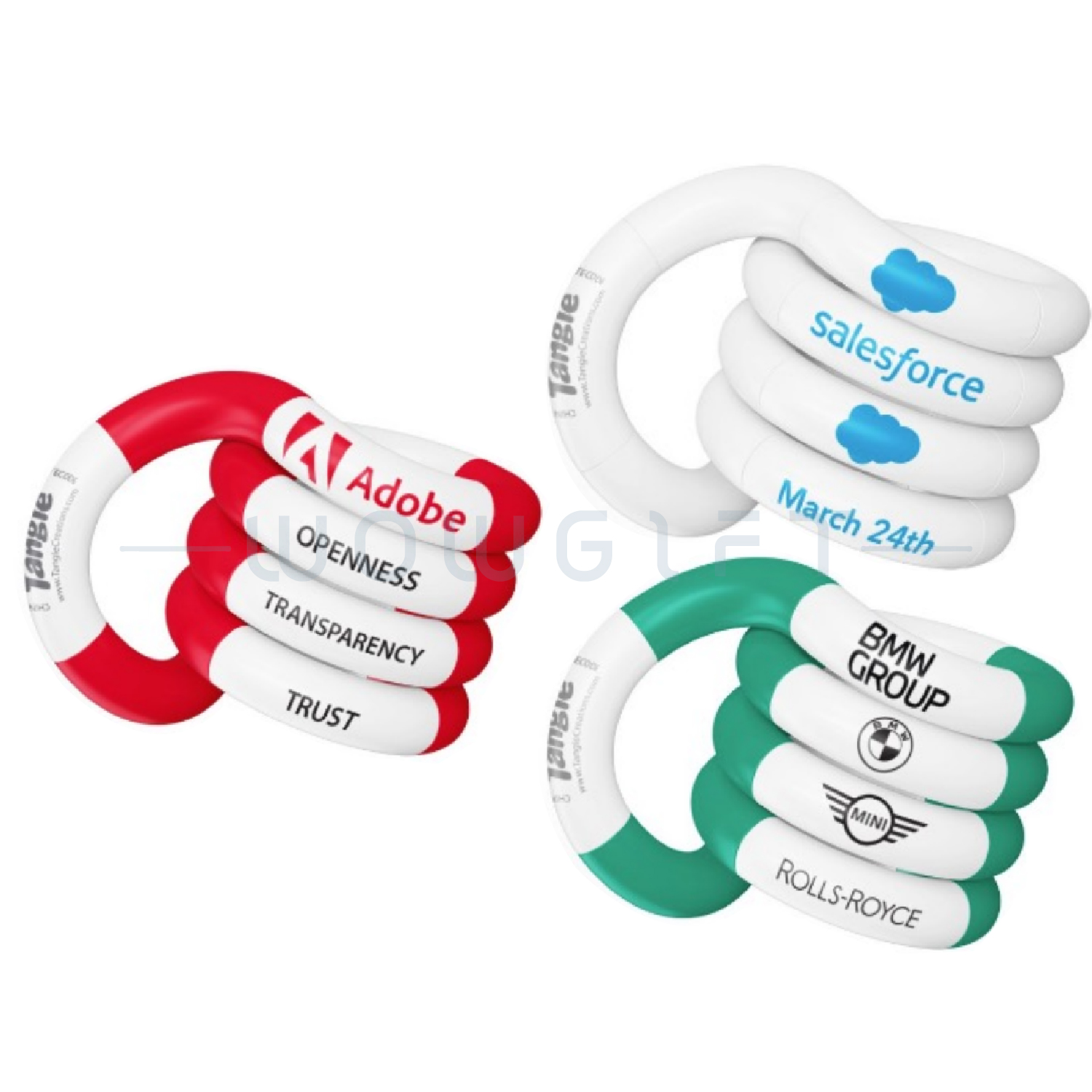 Tangle Fidget．OEM 客製顏色減壓/舒壓旋轉手指玩具