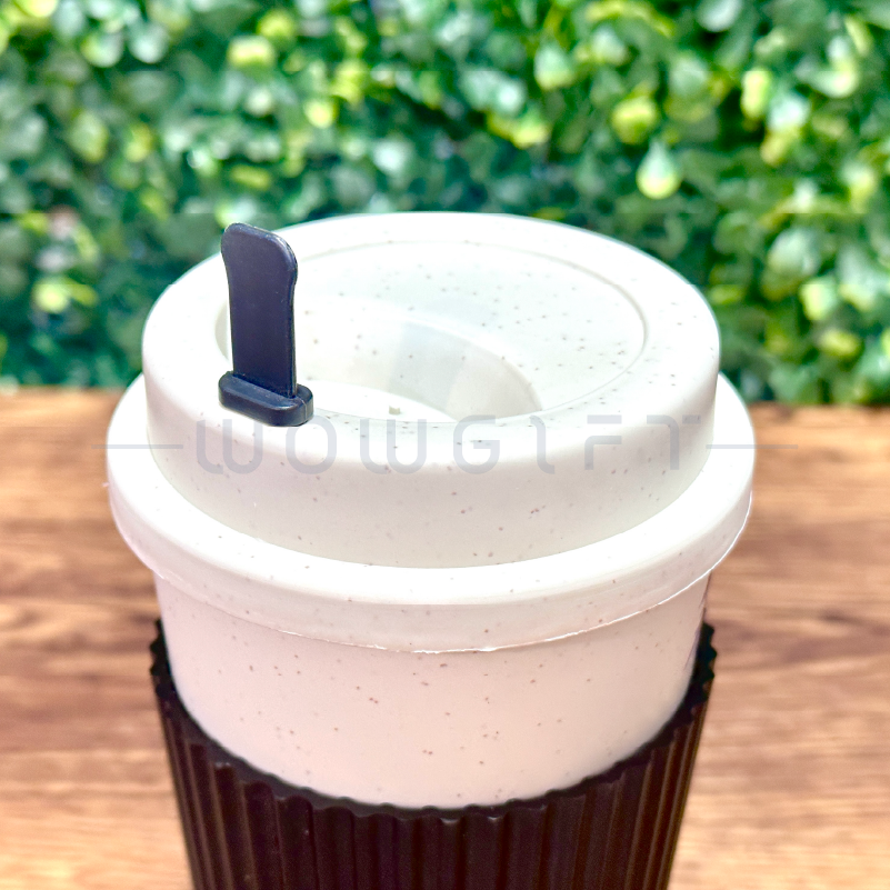 客製小麥桔梗環保杯．ESG永續咖啡杯．企業品牌禮品