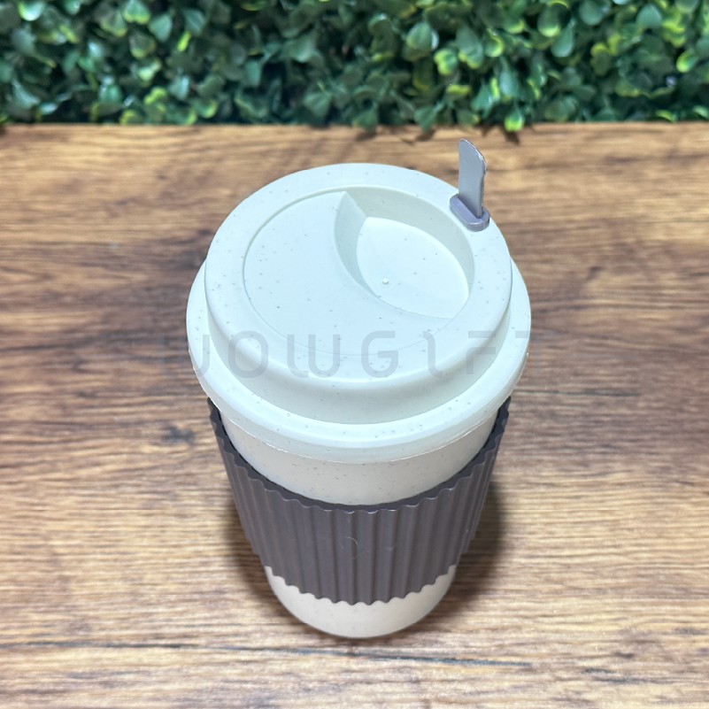 客製小麥桔梗環保杯．ESG永續咖啡杯．企業品牌禮品
