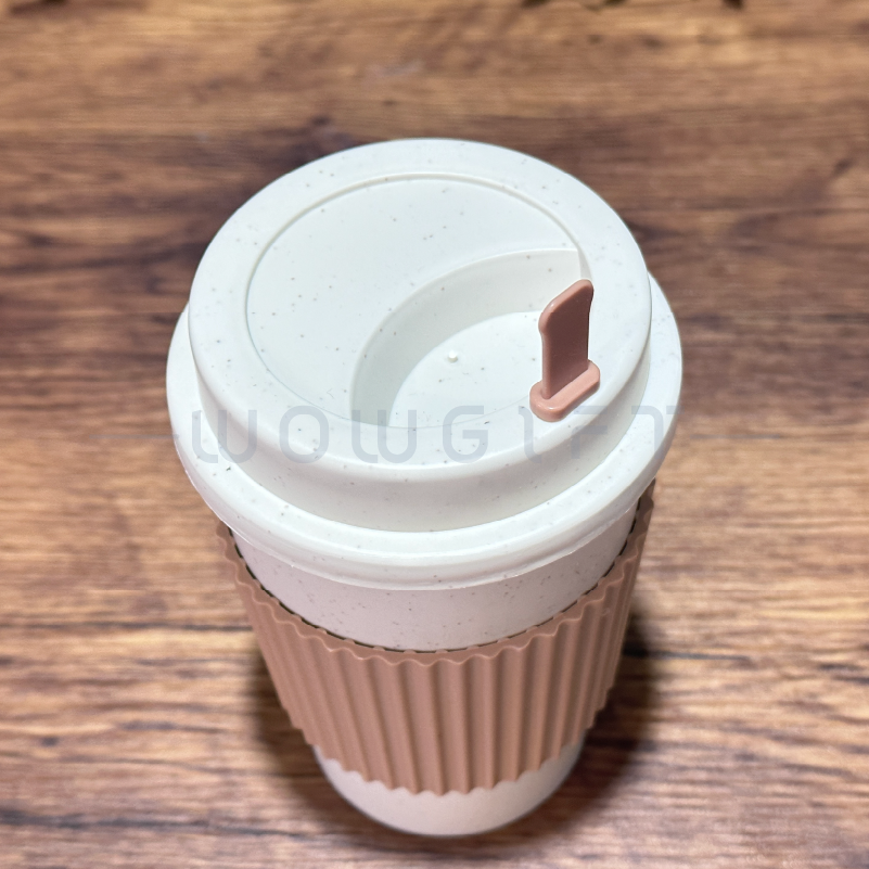 客製小麥桔梗環保杯．ESG永續咖啡杯．企業品牌禮品