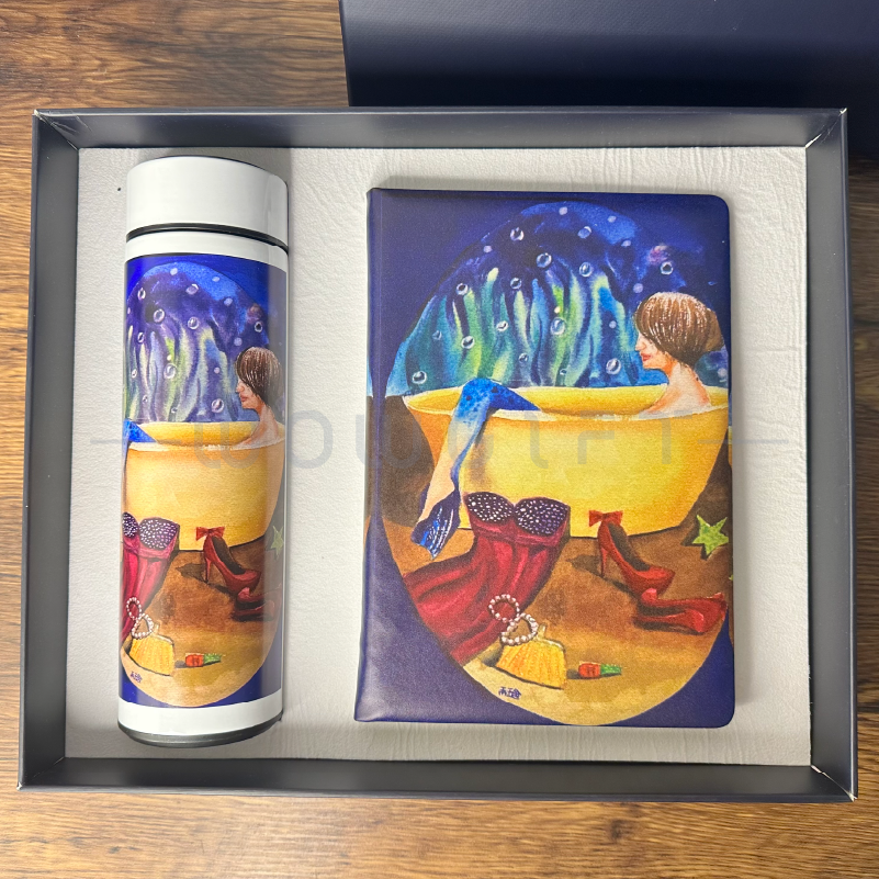 客製保溫瓶筆記本禮盒．品牌文創禮盒客製．企業活動贈品