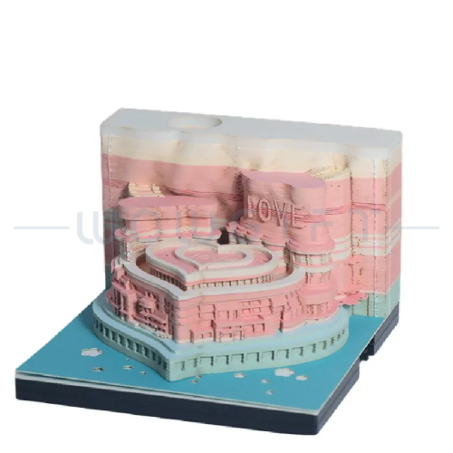 客製3D立體紙雕桌曆