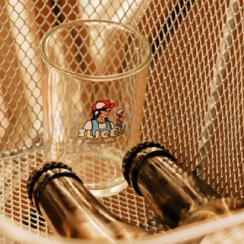 客製玻璃啤酒杯．品牌聯名酒杯．餐飲活動贈品案例